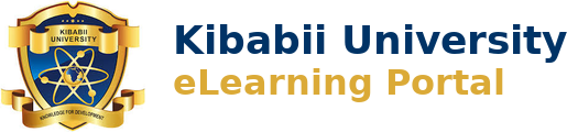 Kibabii University eLearning Portal